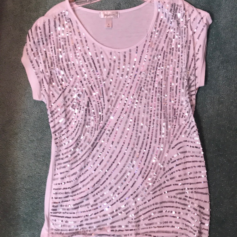 Dress arm sequined top